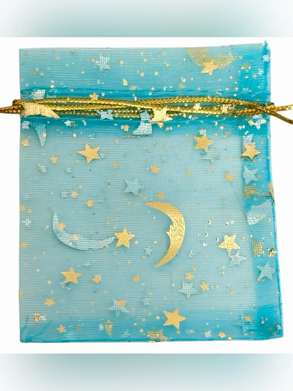Bags Gift 3.5”x2.75” (20ct) Stars Moons Drawstring (4 Colors)